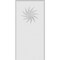 Ekena Millwork Standard Foster Spiral Plinth Block With Rounded Edge, 4 1/2"W x 9"H x 3/4"P PBP045X090X075FOS14 - alternate 3